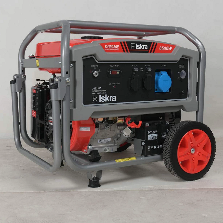 Máy phát điện chạy xăng ISKRA 6KW DG9250E đề
