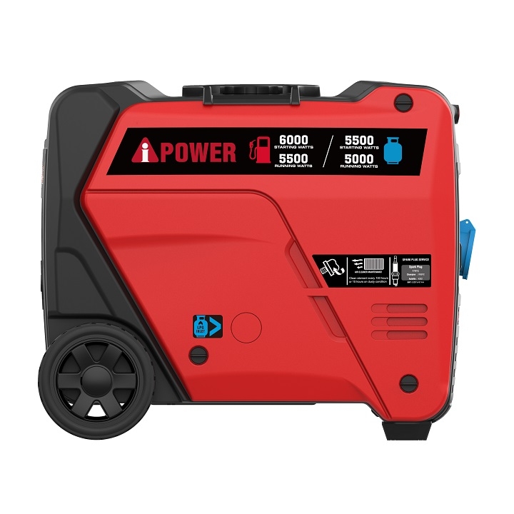 Máy phát điện chạy xăng siêu cách âm IPOWER 5Kw SC6600iED inverter