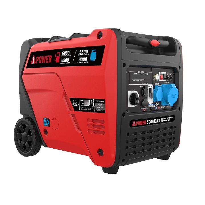 Máy phát điện chạy xăng siêu cách âm IPOWER 5Kw SC6600iED inverter