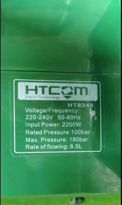 Máy rửa xe HTCOM 2200W HT8240