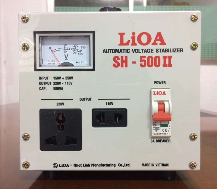 Ổn áp Lioa 0.5 KVA SH-500 II