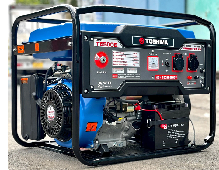 Máy phát điện chạy xăng TOSHIMA 5KW T65E