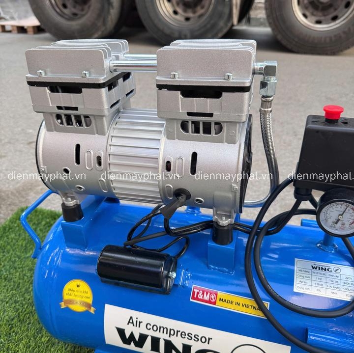 Máy nén khí không dầu WING 1HP 30L TM-OF750-30L