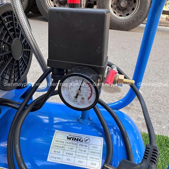 Máy nén khí không dầu WING 1HP 30L TM-OF750-30L