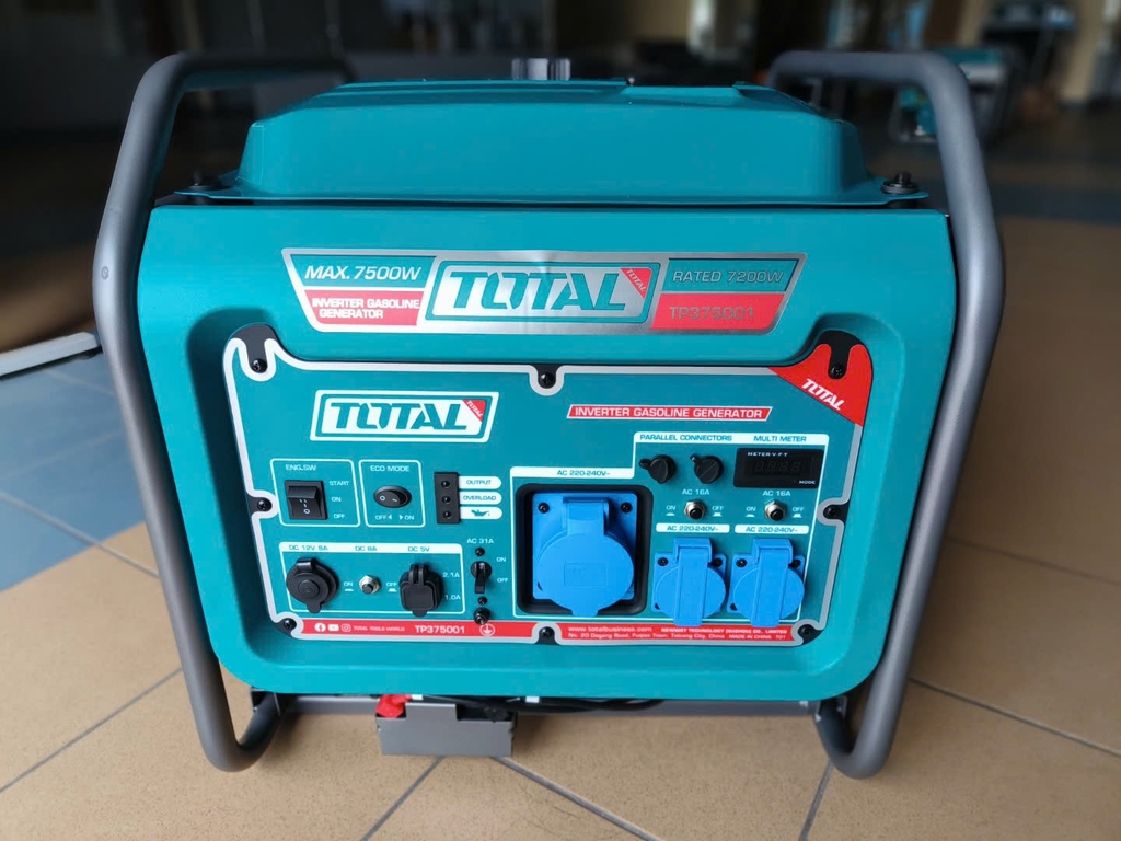 Máy phát điện biến tần động cơ xăng TOTAL TP375001 7.5kW
