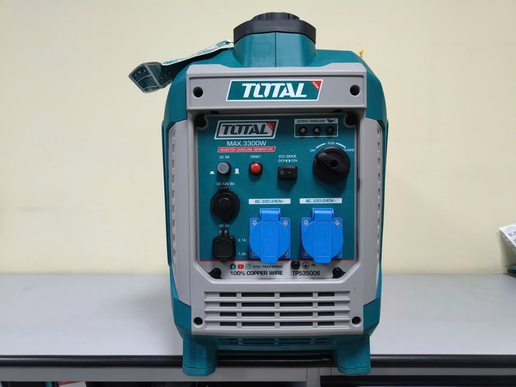 Máy phát điện biến tần động cơ xăng TOTAL TP535006 3.3kW