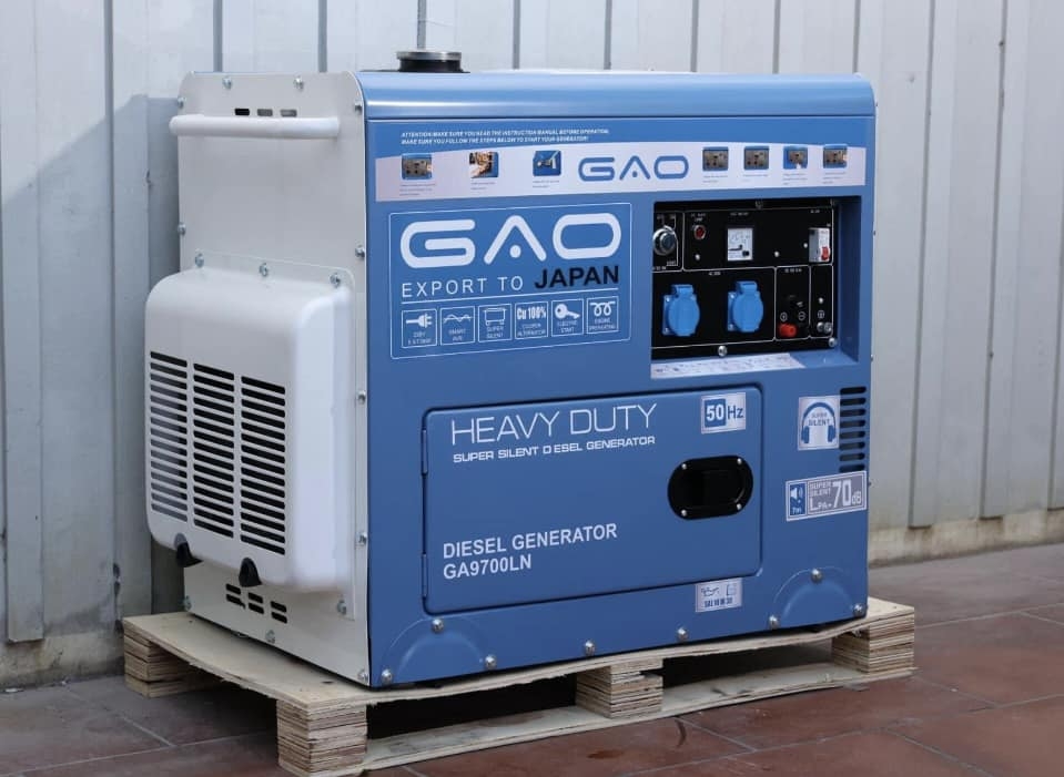 Máy phát điện chạy dầu 7KW GAO GA9700LN