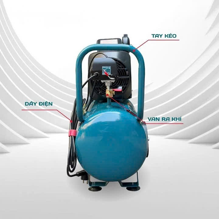 Máy nén khí đầu liền 2 tụ 3HP NAKAWA NK2T3035PRO 35L