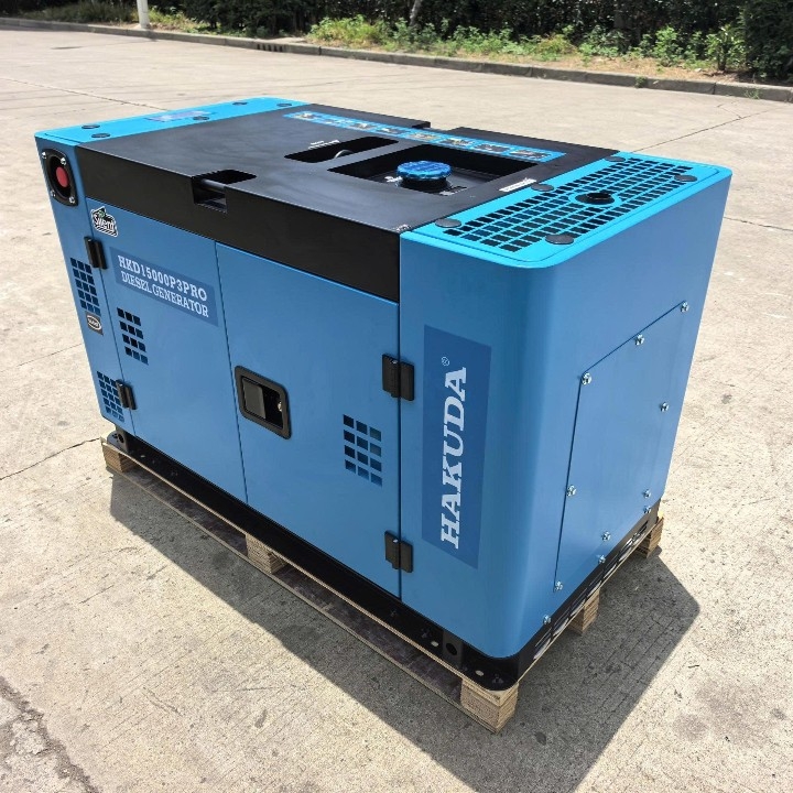 Máy phát điện chạy dầu HAKUDA HKD15000P3 PRO 15KW siêu cách âm