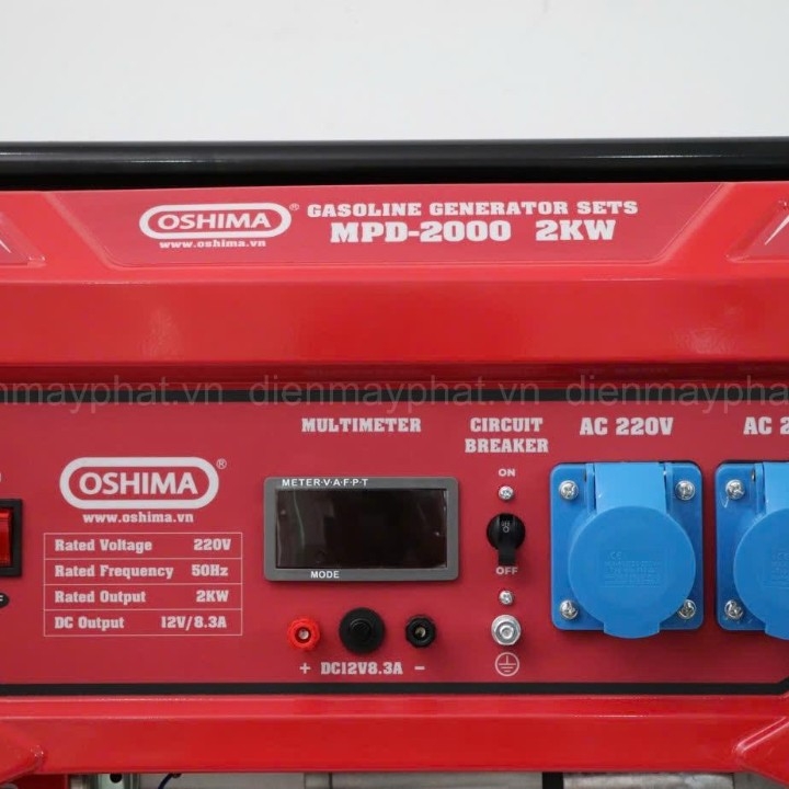 Máy phát điện chạy xăng OSHIMA 2KW MPD-2000