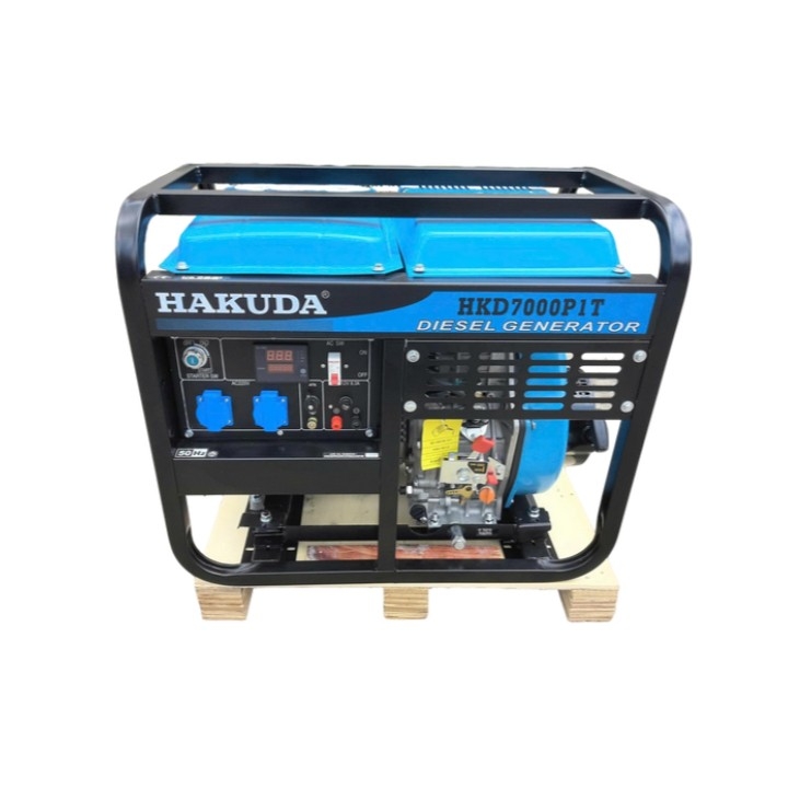 Máy phát điện chạy dầu HAKUDA 7KW HKD7000P1T
