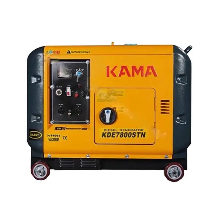 Máy phát điện chạy dầu 6KW KAMA KDE7800STN siêu cách âm