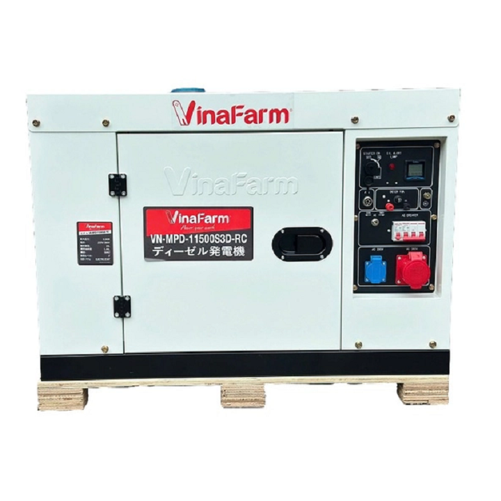 Máy phát điện chạy dầu VINAFARM VN-MPD-11500S3D-RC 3 pha 5.5KW