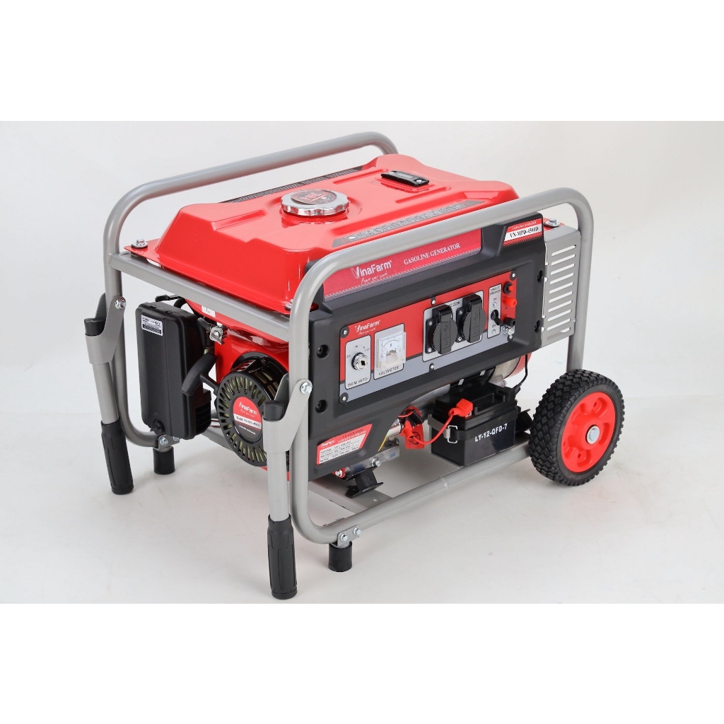 Máy phát điện chạy xăng VINAFARM 3KW VN-MPD-4500D đề