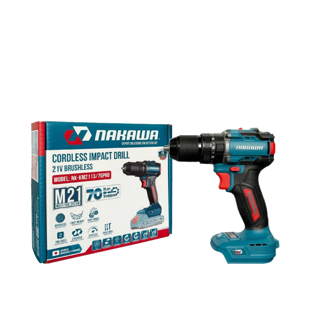Máy khoan pin 3 chức năng 21V NAKAWA NK-KM2113/70PRO