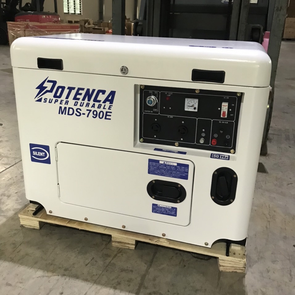Máy Phát Điện Chạy Dầu 5.8Kw Potenca MDS-790E
