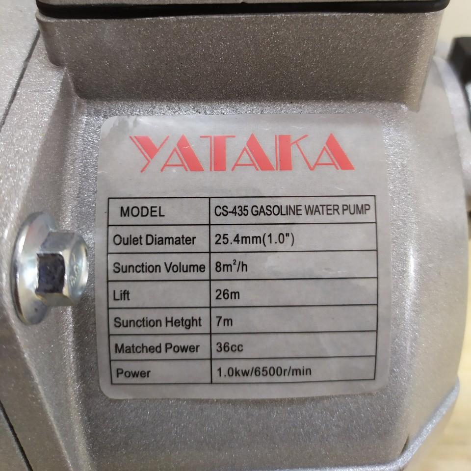 Máy bơm nước chạy xăng 2 thì Yataka CS-435