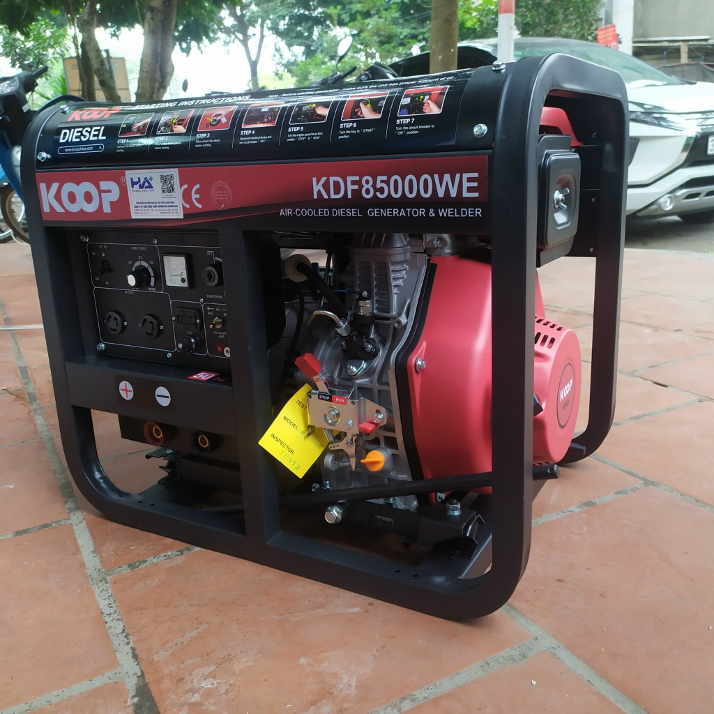 Máy phát hàn chạy dầu 8KW KOOP KDF8500WE