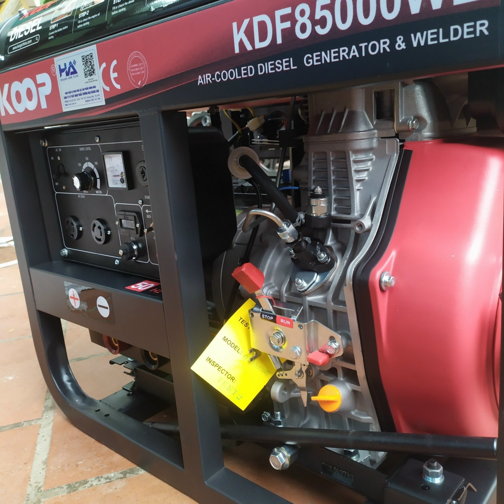Máy phát hàn chạy dầu 8KW KOOP KDF8500WE