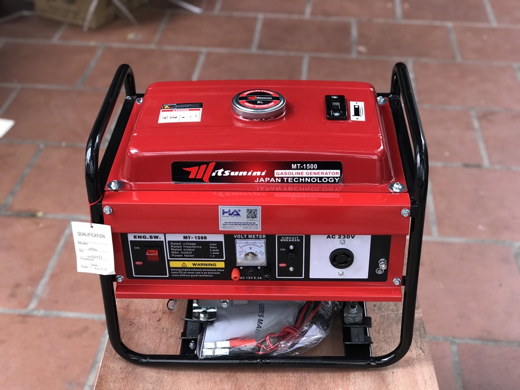 Máy phát điện chạy xăng MITSUNINI 1Kw MT-1500