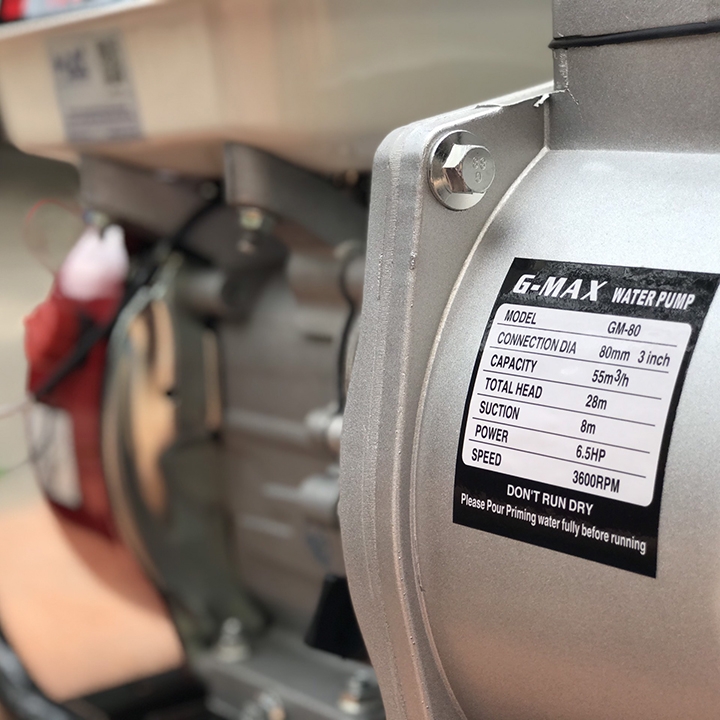 Máy bơm nước chạy xăng GMAX 6.5HP GM-80