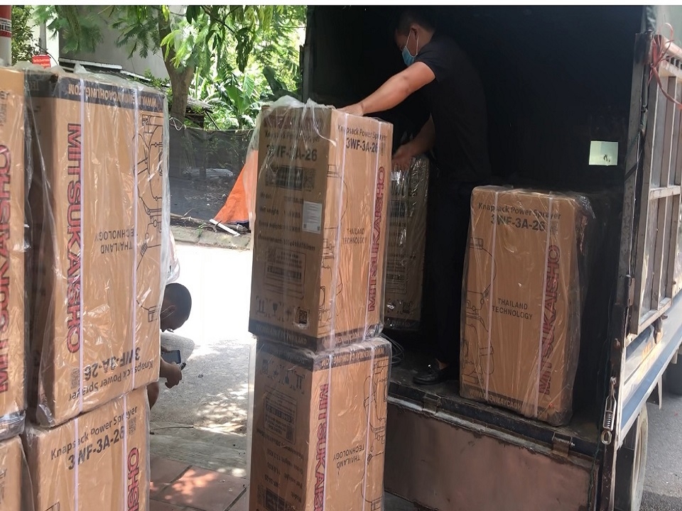 Máy sạ lúa 2 thì 26L Mitsukaisho 3WF-3A-26 2.13KW