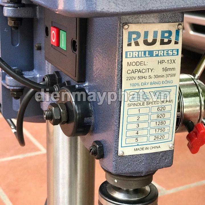 Máy Khoan Bàn Rubi 375W HP-13X