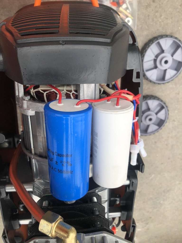 Máy nén khí có dầu 2 tụ MITSUYAMA 3.5HP TL-30L2T lên hơi nhanh