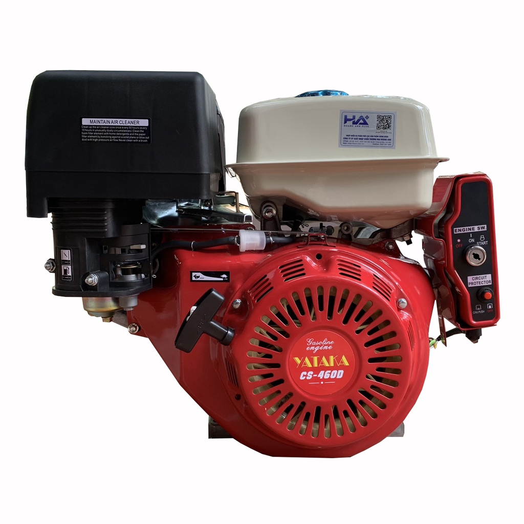 Máy nổ chạy xăng 18HP YATAKA CS-460D có đề