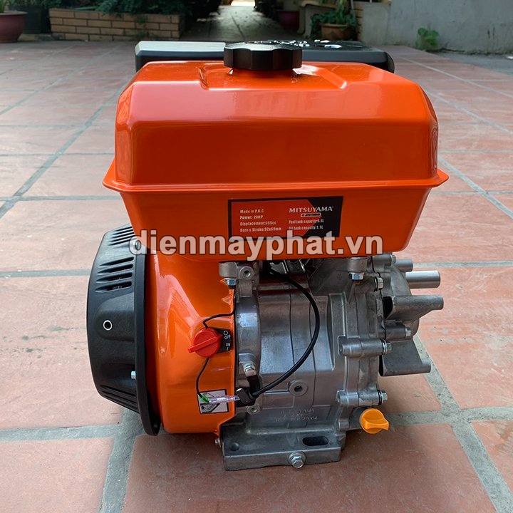 Máy nổ chạy xăng 20Hp MITSUYAMA TL-490R-2 tua chậm