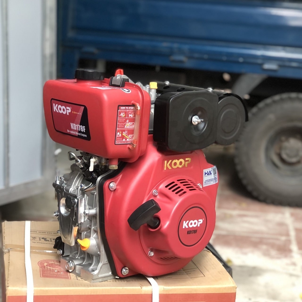 Máy nổ chạy dầu KOOP 5HP KD178F