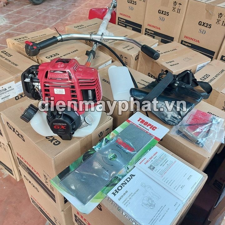 Máy cắt cỏ chạy xăng 4 thì HONDA GX25 1.1HP TB-25 TROPIC