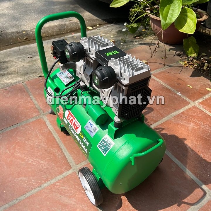 Máy Nén Khí Không Dầu Giảm Âm Tupank 4HP 50L TAK-50KD