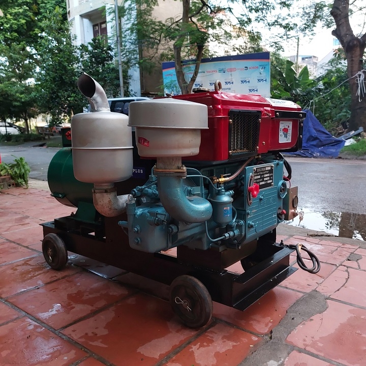 Máy phát điện đầu nổ HOÀNG ANH 30KW 3 pha 40HP D40 nước đề