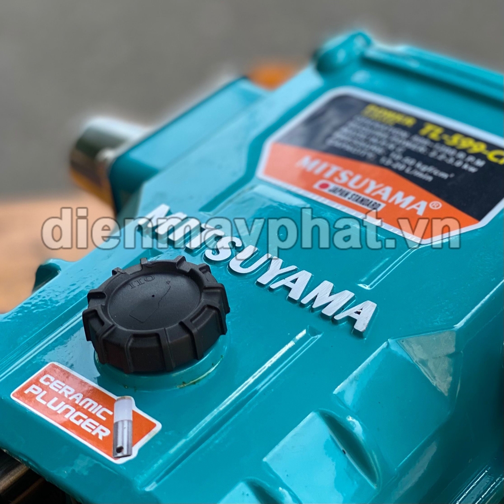 Đầu xịt áp lực Mitsuyama 3HP TL-599-CP piston sứ