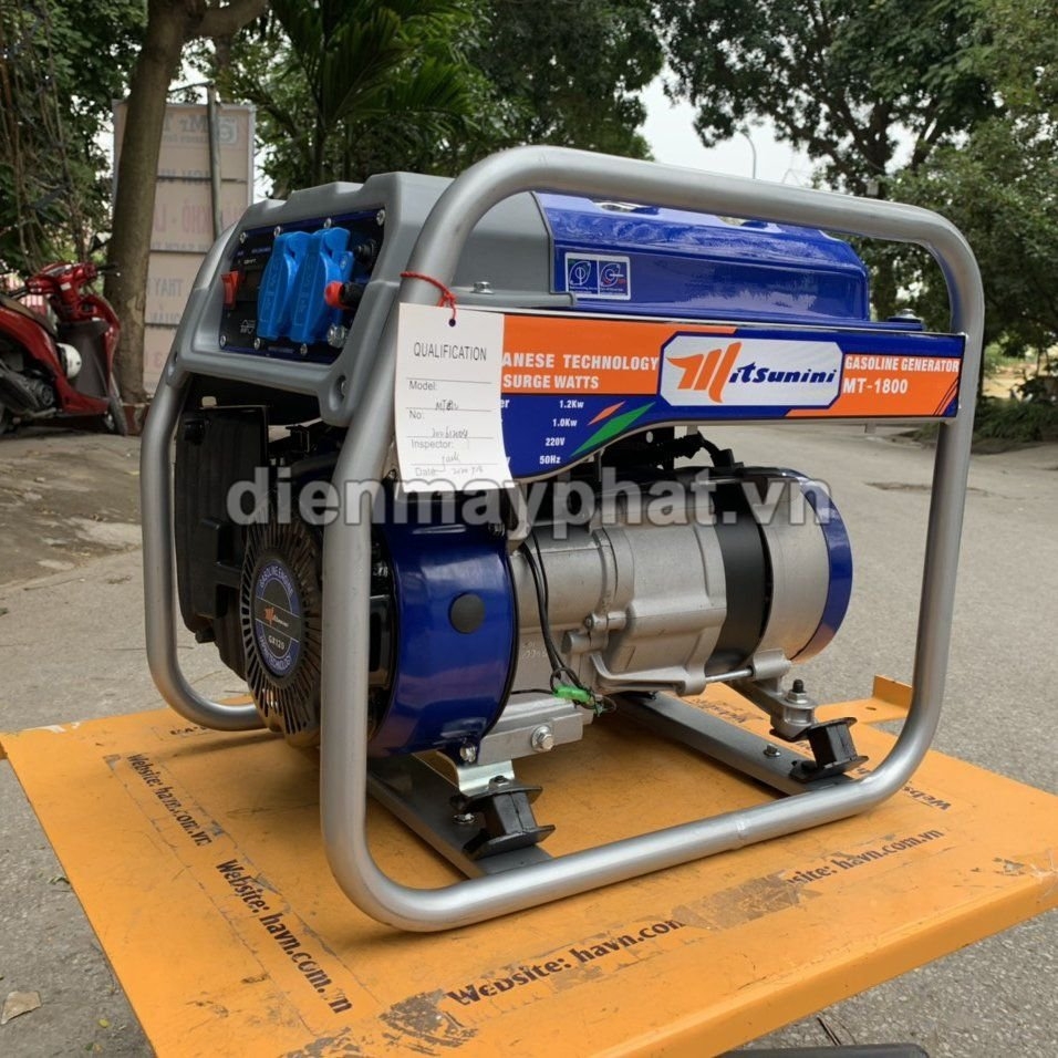 Máy phát điện chạy xăng MITSUNINI 1.3KW MT-1800