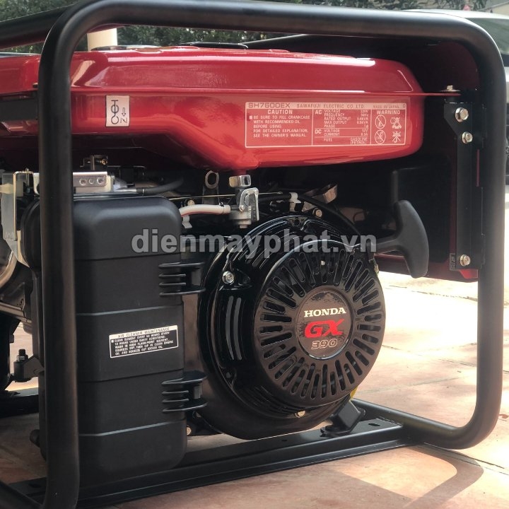 Máy phát điện chạy xăng ELEMAX 6.5KVA SH7600EX