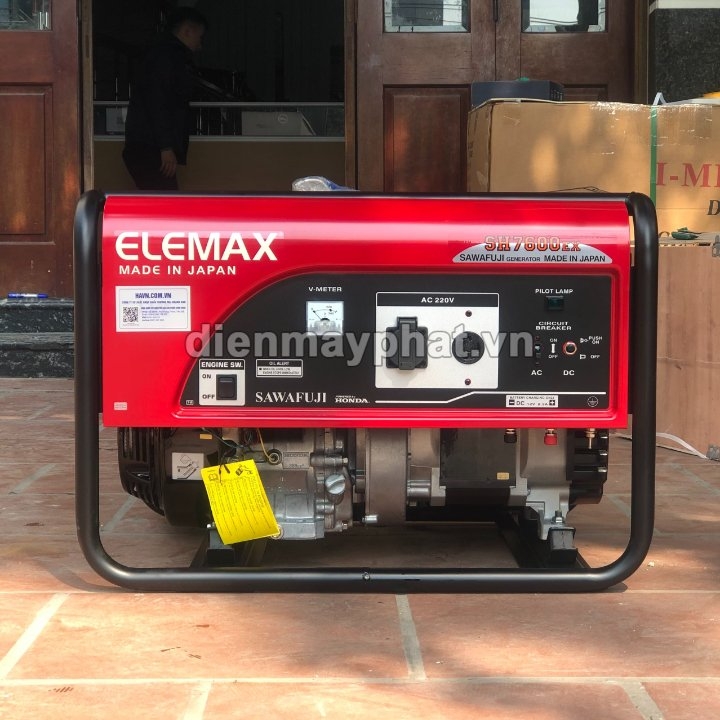 Máy phát điện chạy xăng ELEMAX 6.5KVA SH7600EX