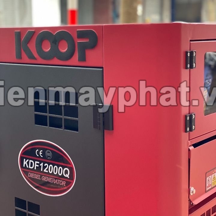 Máy Phát Điện Chạy Dầu Koop 10Kw KDF12000Q