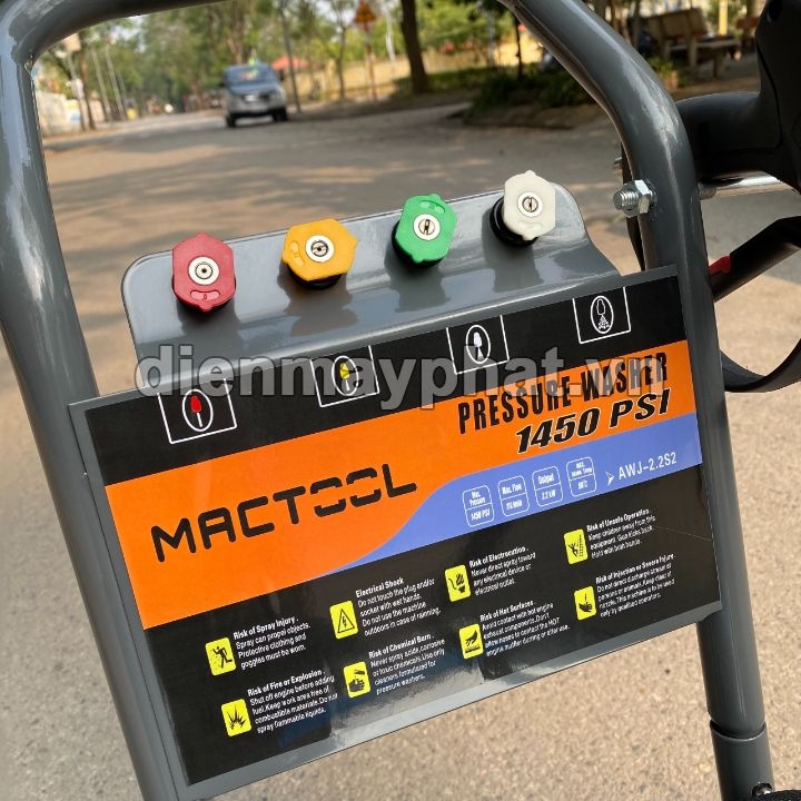 Máy rửa xe cao áp MACTOOL AWJ-2.2S2 2.2KW