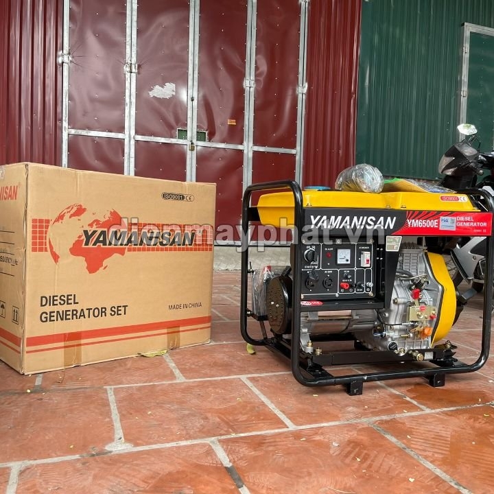 Máy Phát Điện Chạy Dầu Yamanisan 5Kw YM6500E