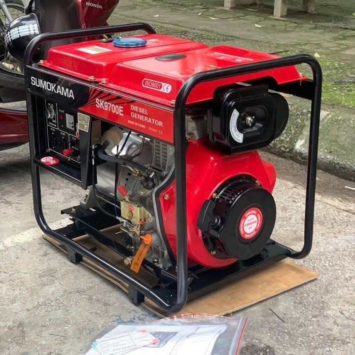 Máy phát điện chạy dầu SUMOKAMA 6KW SK9700E đề