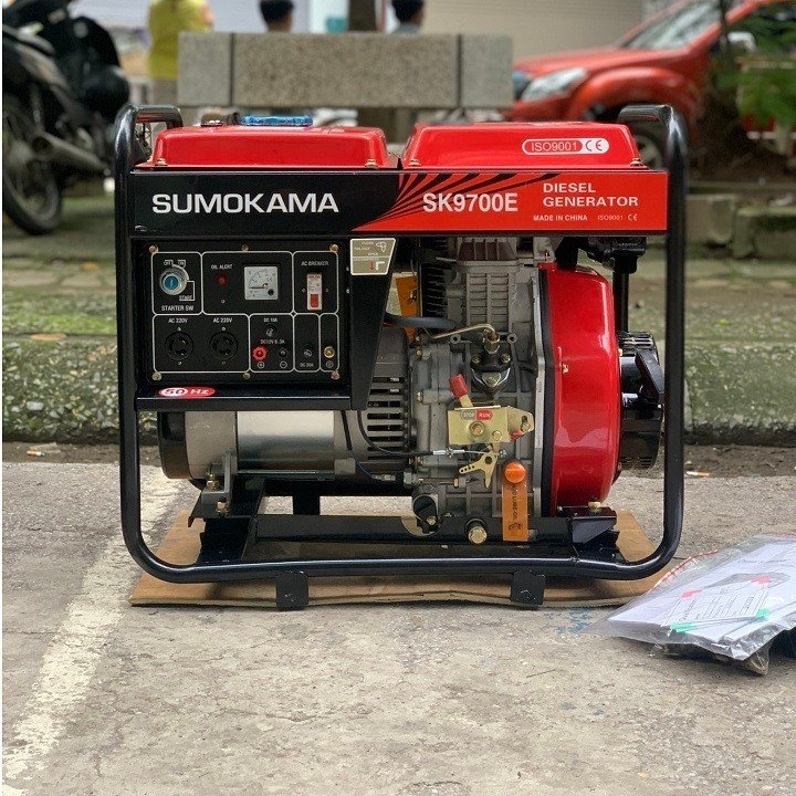 Máy phát điện chạy dầu SUMOKAMA 6KW SK9700E đề