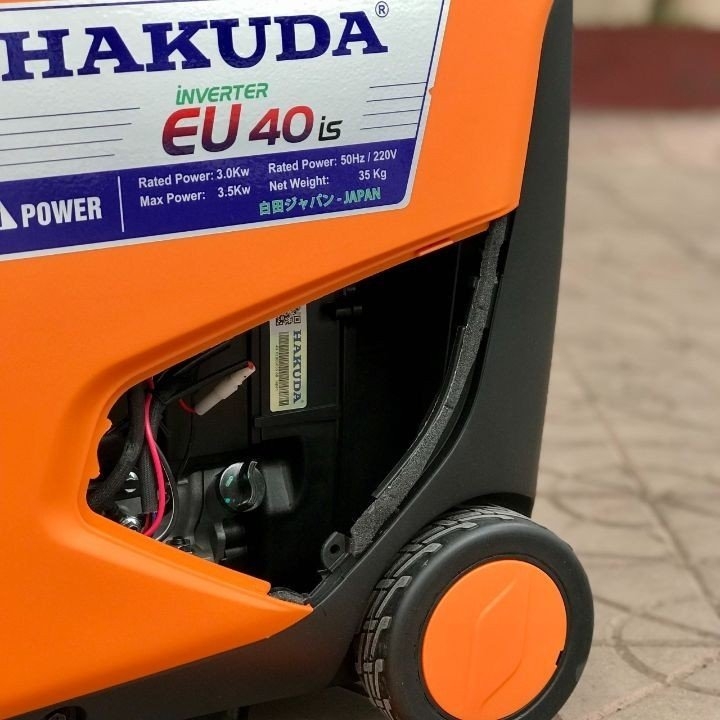 Máy Phát Điện Chạy Xăng Hakuda 3.5Kw HKD EU40is Siêu Cách Âm Inverter