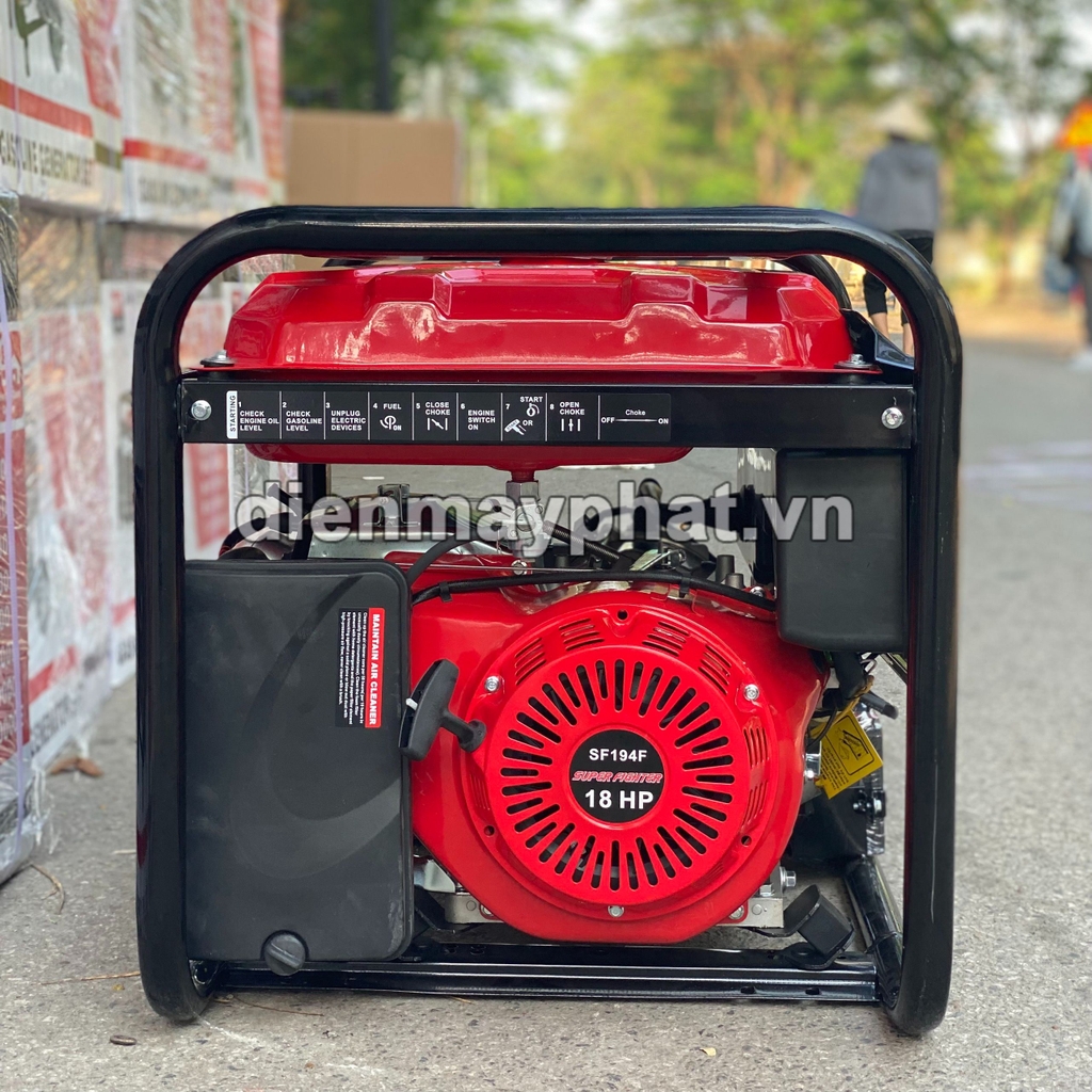 Máy phát điện chạy xăng 9KW SUPER FIGHTER SF10000E đề nổ