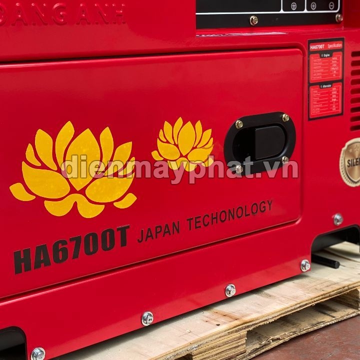 Máy Phát Điện Chạy Dầu Hoàng Anh 5Kw HA6700T