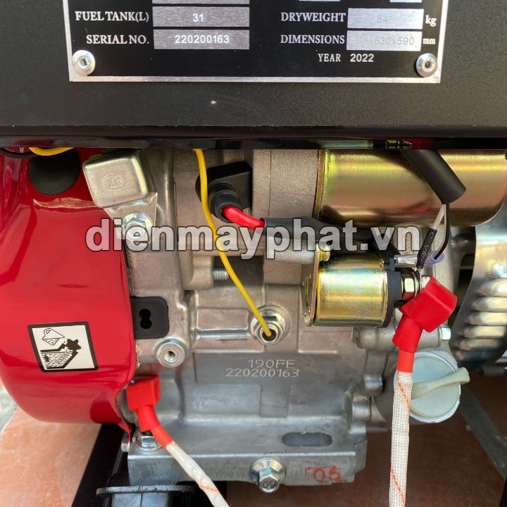 Máy Phát Điện Chạy Xăng Kyo Power 8Kw THG9000KXS Đề