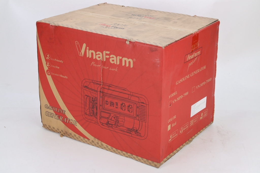 Máy phát điện chạy xăng VINAFARM 5KW VN-MPD-7500D đề