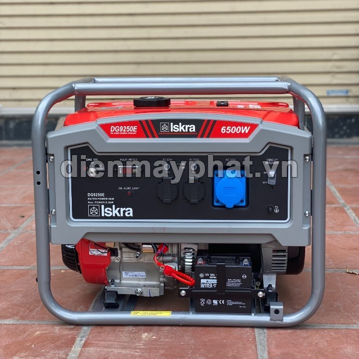 Máy phát điện chạy xăng ISKRA 6KW DG9250E đề