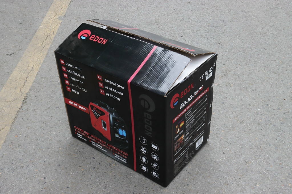 Máy phát điện chạy xăng EDON 3Kw ED-IG-3800 siêu cách âm